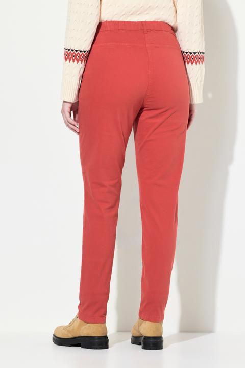 Immagine prodotto Ulla Popken Jeggings di cotone biologico con taglio della gamba stretto e cintura elastica (50)