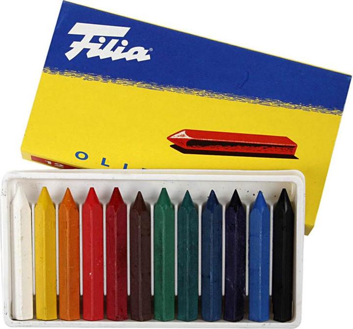 Immagine prodotto FILA Pastello a olio filia con punta Confezione da 12 pezzi (12 x)