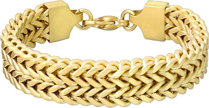 Image du produit Star Piercing Bracelet doré mat à deux rangs de blé (23 cm, sans laiton)