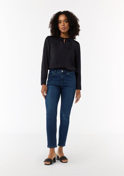 Produktbild Comma Bluse Satinierte Tunikabluse im Relaxed Fit (34)