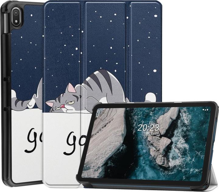 Actual product image Cover-Discount Nokia T20 - Tri-fold Smart Case cat (Nokia T20)