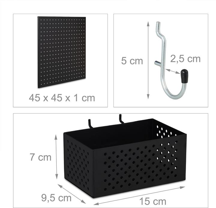 Image du produit Relaxdays Mur d'outils