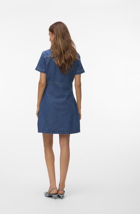 Image du produit Vero Moda VMAMANDA Kurzes Kleid Jeanskleid (XL)