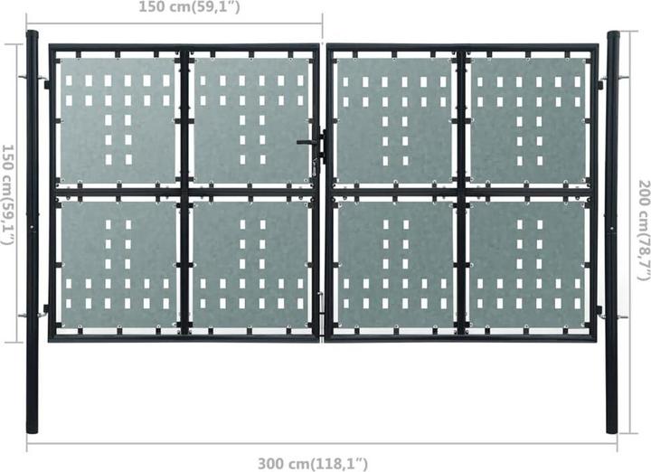Produktbild vidaXL Gartentor
