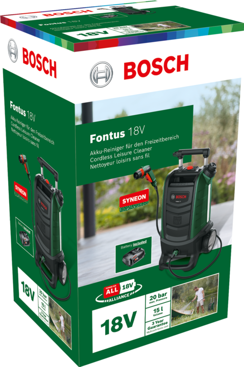 Actual product image Bosch Home & Garden Fontus 18V (Rechargeable battery operated)