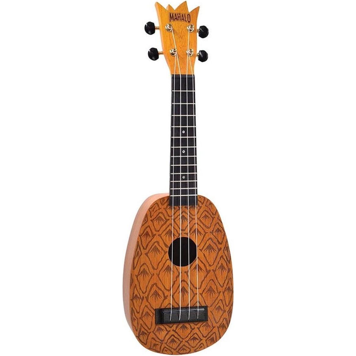 Mahalo Ukulele Soprano Serie Artist Elite Modello Ananas (Soprano), Ukulele, Marrone