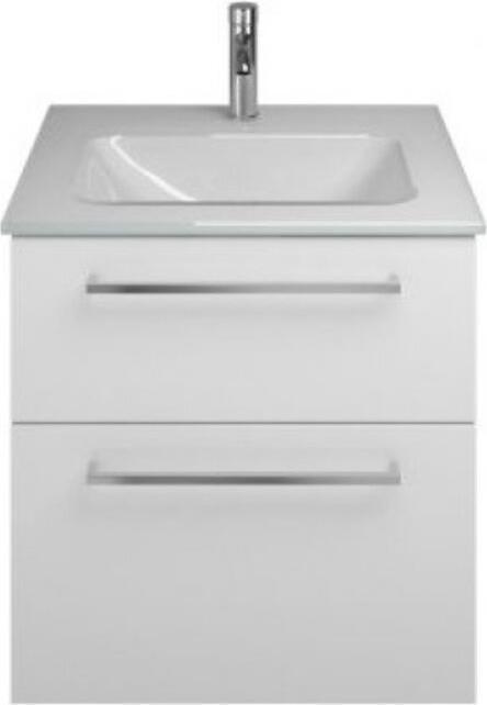 Image du produit burgbad Eqio lavabo en verre avec meuble sous-lavabo, largeur 620 mm