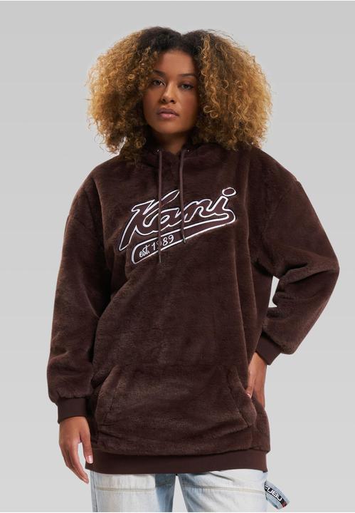 Image du produit Karl Kani KW234-039-2 KK Varsity Robe à capuche en fourrure végétalienne - 120159 (S)