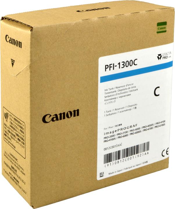 Produktbild Canon Tinte PFI-1300 cyan (C)