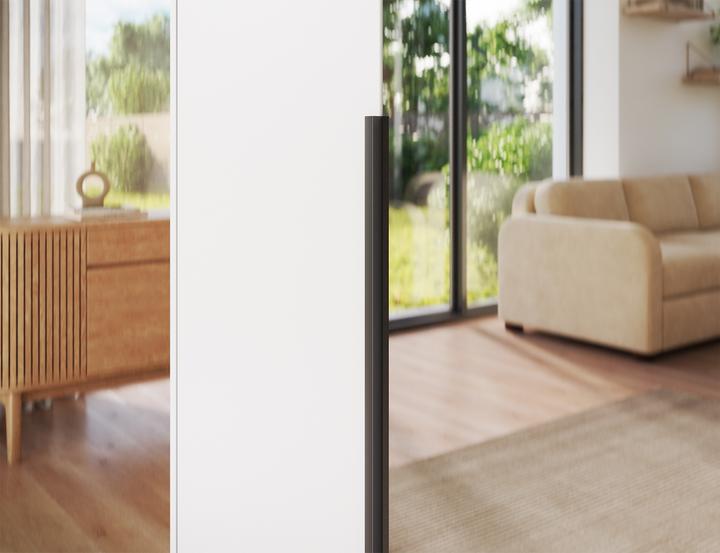 Produktbild ADRK Furniture Alera III mit Aufsatz – Drehtürenschrank (148 x 58 x 250 cm)