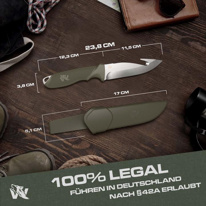 Image du produit Odenwolf HUNTER 2 Vert Satin (11.50 cm)