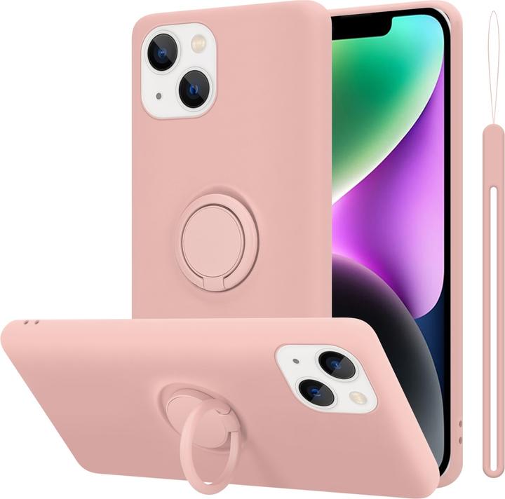 Produktbild Cadorabo Hülle für Apple iPhone 14 im TPU Liquid Ring Silicone Case Style (Apple iPhone 14)