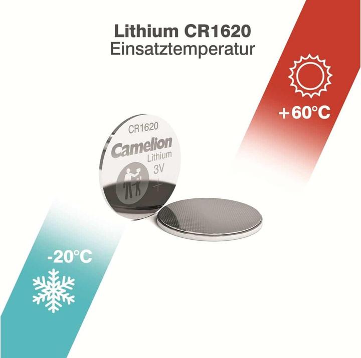 Actual product image Camelion CR 1620 Lithium (5 pcs., CR1620, 70 mAh)