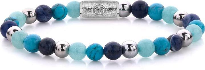 Actual product image Rebel & Rose Blue summer vibes (16.50 cm, Stainless steel, Coloured stones)