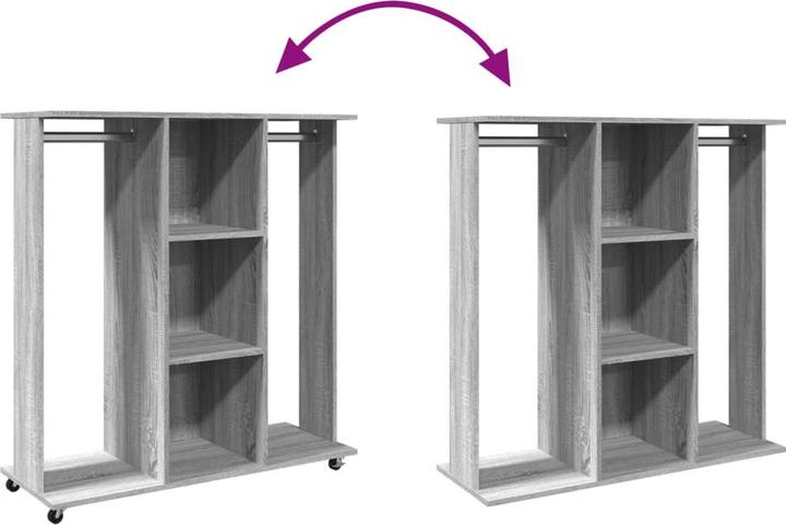 Produktbild vidaXL Kleiderständer mit Rollen