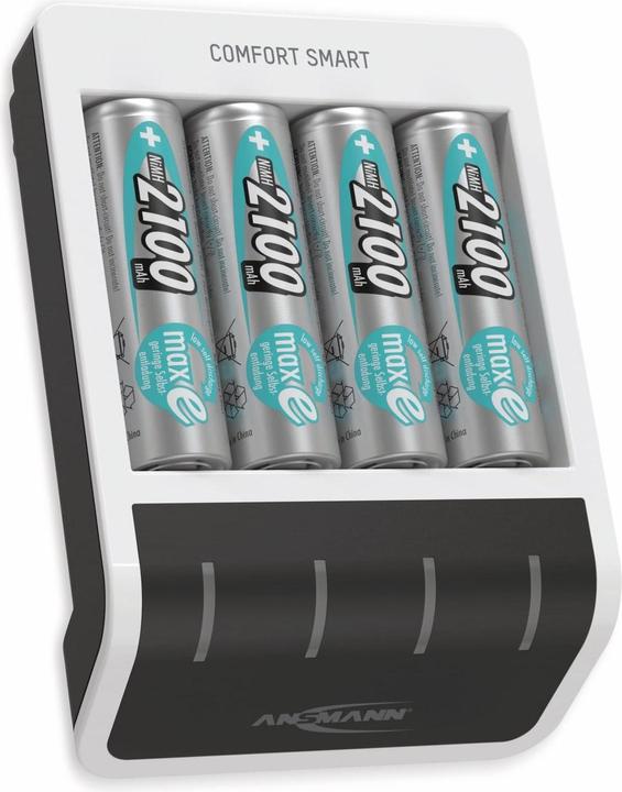 Actual product image Ansmann Comfort (4 pcs., AA, 2100 mAh, Battery + charger)
