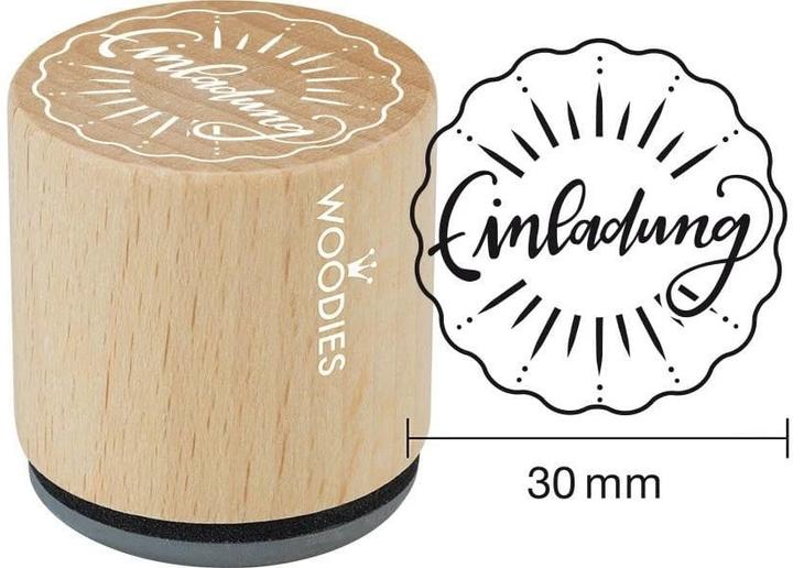 Actual product image Woodies Stamp Invitation 1 piece