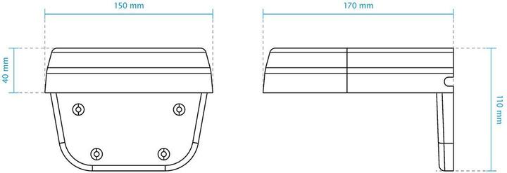 Productafbeelding Vivotek AM-21A L-beugel voor koepelcamera's (Montageset)