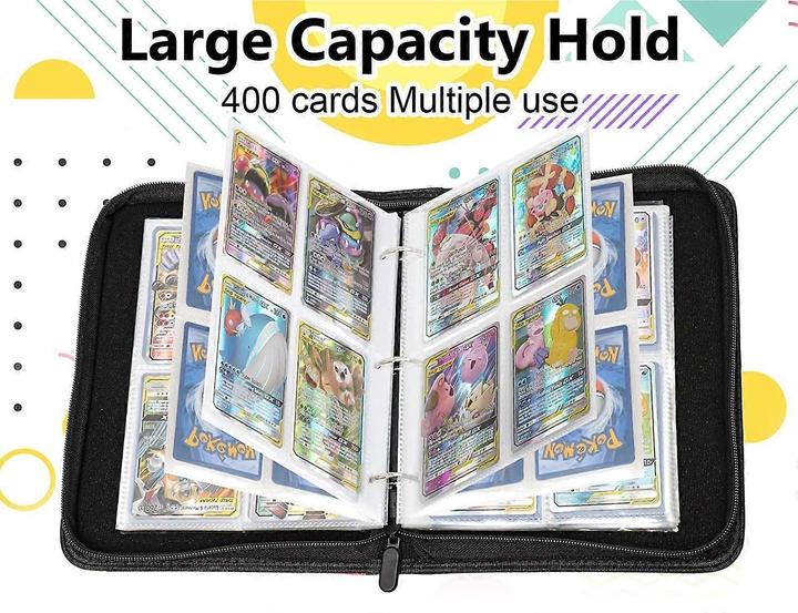 Immagine prodotto Cbx Pokemon Sammelalbum, Sammelordner, Aufbewahrungstasche für 400 Karten