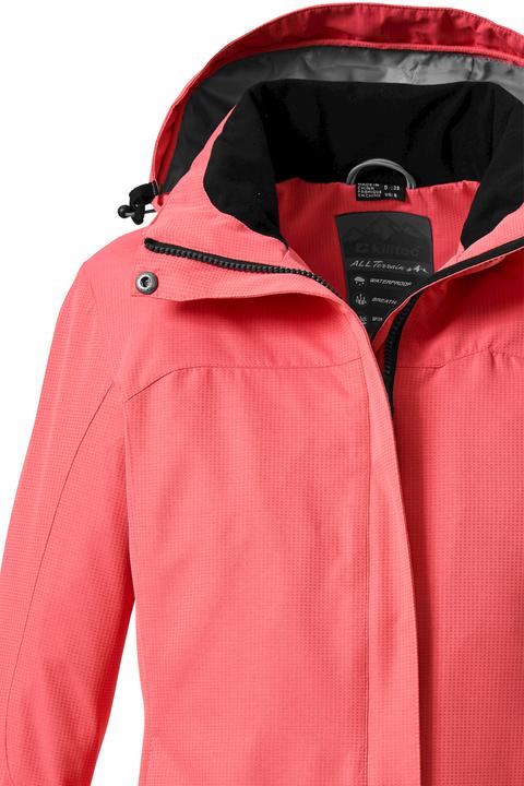 Produktbild Killtec Funktionsjacke Damen Inkele - Damenjacke mit abzippbarer Kapuze - leichte Übergangsjacke - F (38)