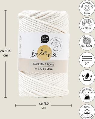 Produktbild Lalana Macrame Rope (90 m)