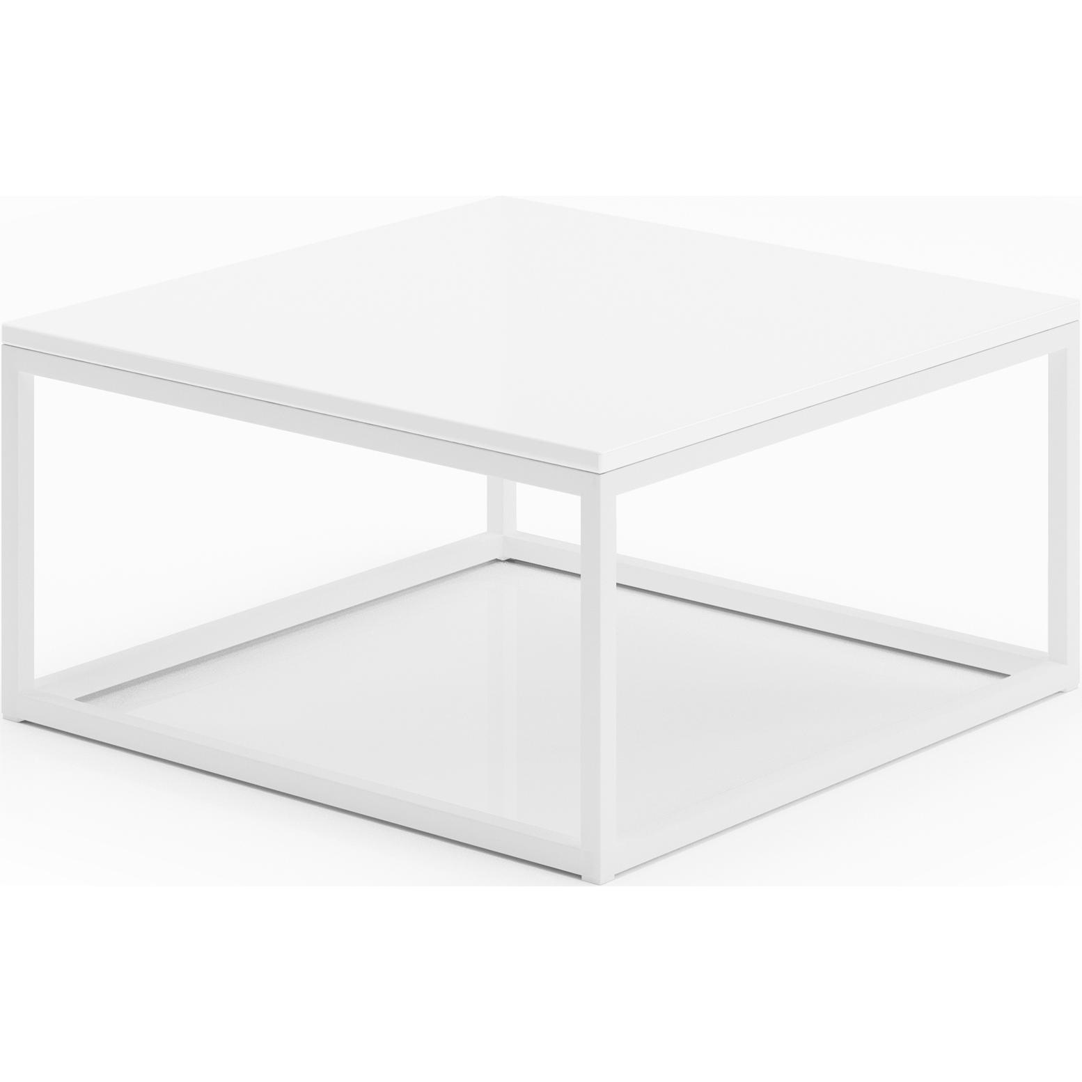 ADRK Furniture, Couchtisch + Beistelltisch, Belten (65 x 65 x 33 cm)