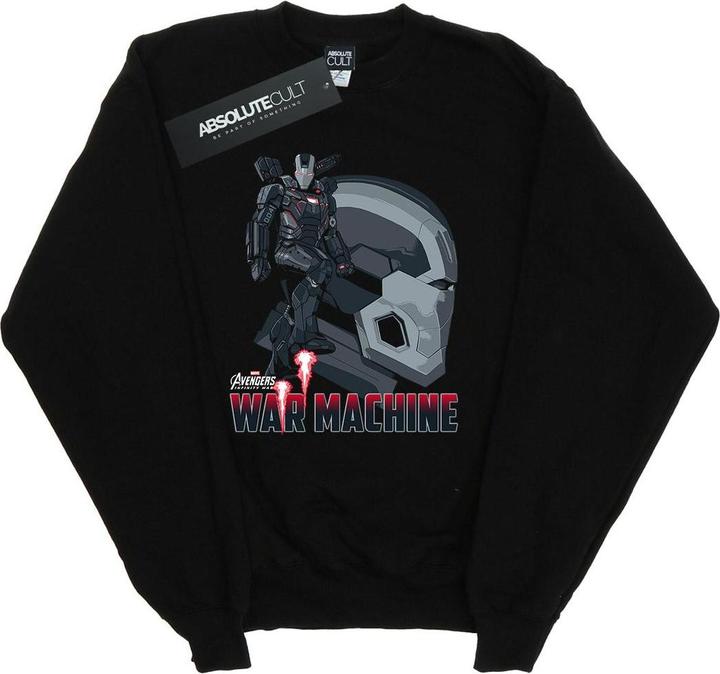 Actual product image Boys Avengers Infinity War War Machine Character Sweatshirt (140, 146)