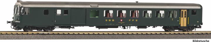 Piko SBB N-Steuerwg. Bdt 902-8 grün mit alter Schrift Ep IV (Voie N)