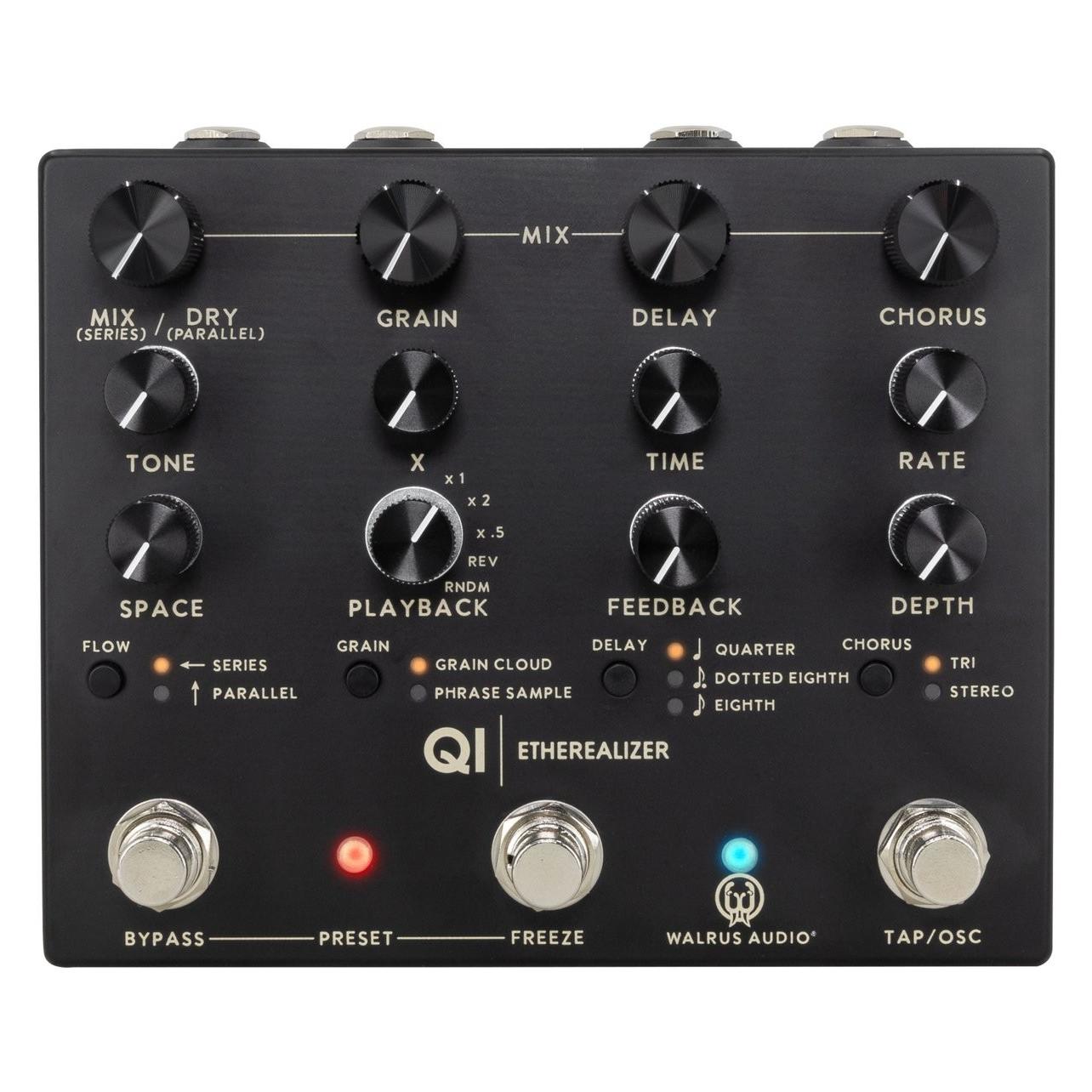 Walrus Audio Qi Etherealizer (Elektrische Gitaar), Effectpedaal, Zwart