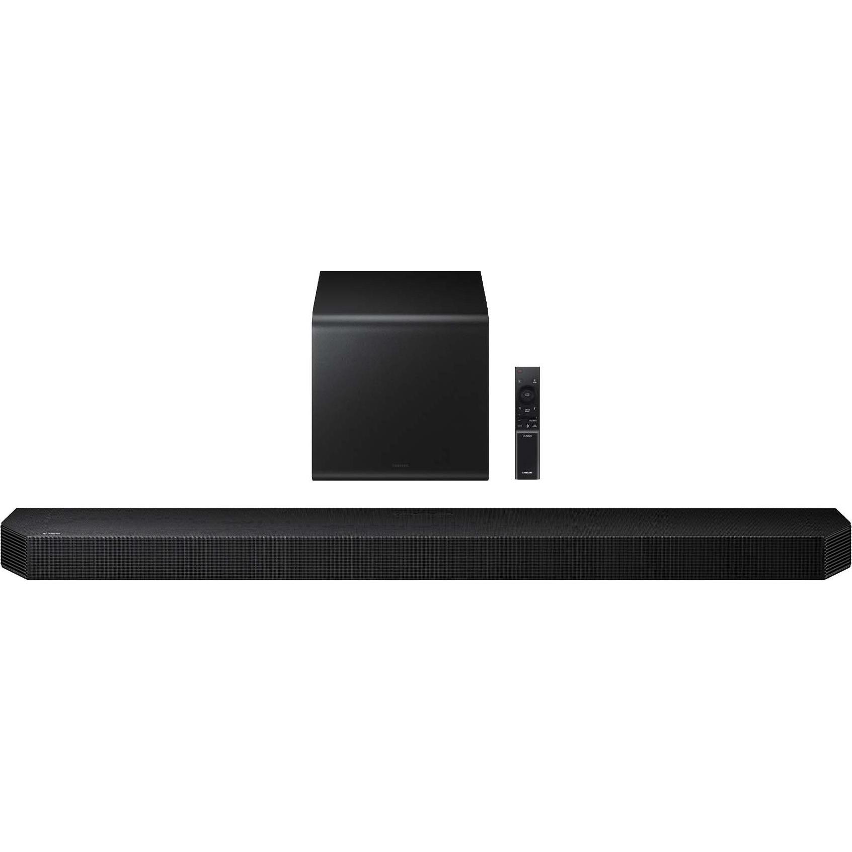 Samsung Soundbar HW-QS700F/ZF, Audio 3.1.2 canali, Wireless Dolby Atmos, 2025 (345 W, 3.1.2 Canale), Soundbar, Nero