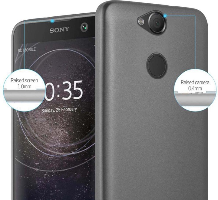 Produktbild Cadorabo TPU Matt Metallic Cover (Sony Xperia XA2)