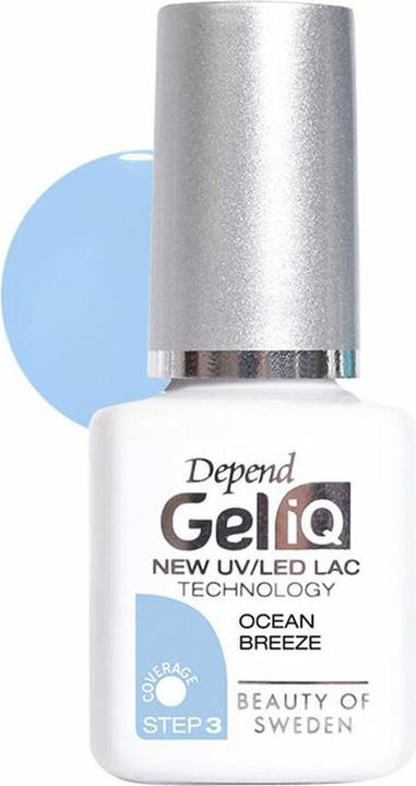 Image du produit Depend Gel iQ Color - Gel iQ Ocean Breeze 5 ml (Brise océanique, Vernis semi-permanent)