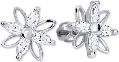 Produktbild Brilio Flower earrings with crystals 239 001 00920 07