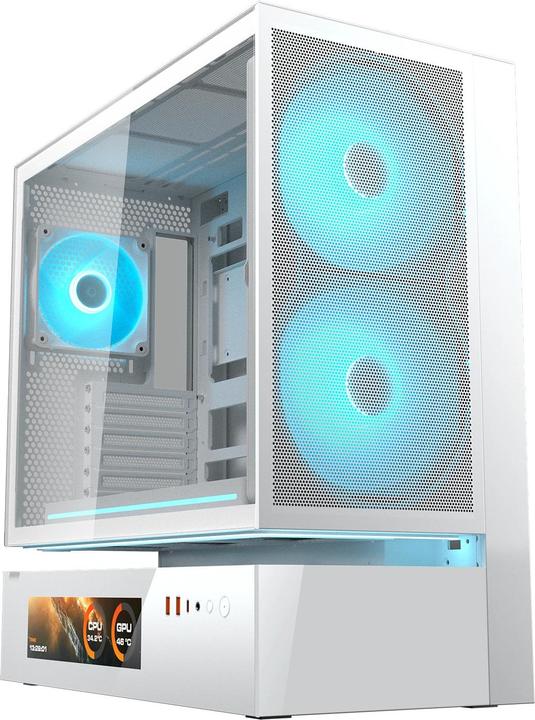 Produktbild Cougar ATX Semi-Tower Gehäuse CFV235 Mesh Vision Weiss (ATX, mATX, Mini-ITX)