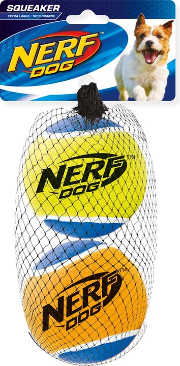 Actual product image Zeus Nerf tennis ball squeaky big 2 pcs (Retrieval)