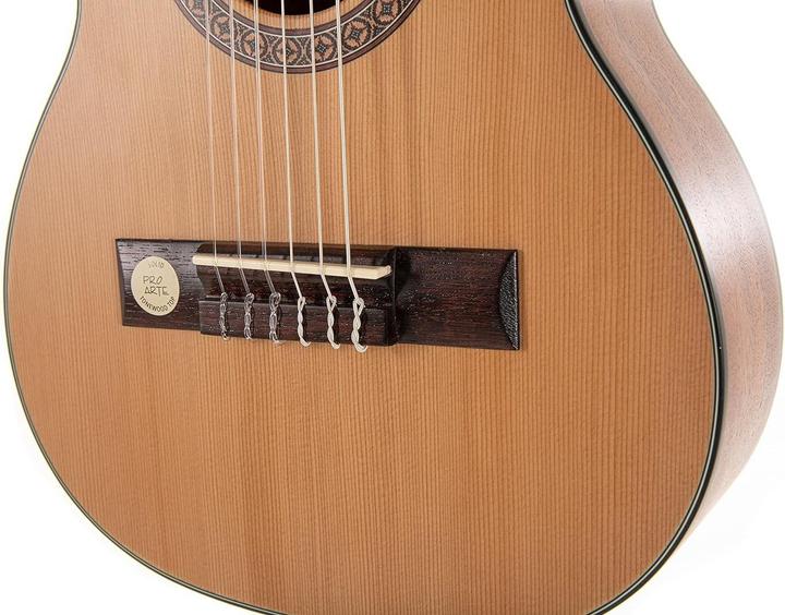 Image du produit Gewa Guitare classique pour gauchers, modèle Pro Arte Maestro, âge 4-7 ans (Guitare classique, Fond et éclisses : Acajou, Manche : Acajou, Table d'harmonie : Cèdre massif, Touche et chevalet : Acacia ou palissandre)