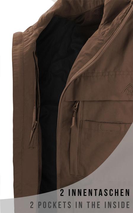 Actual product image Normani Mens Outdoor Vest Kudu - 8841 (XS)