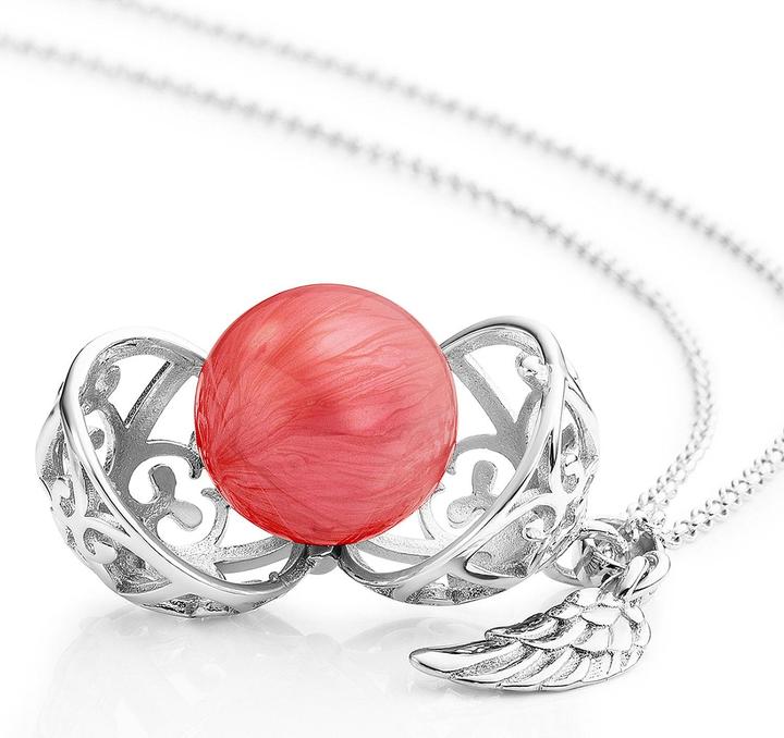 Immagine prodotto Engelsrufer Palla canterina Angelcaller con angelo d'argento (Ottone, Argento 925, 45 - 50 cm)
