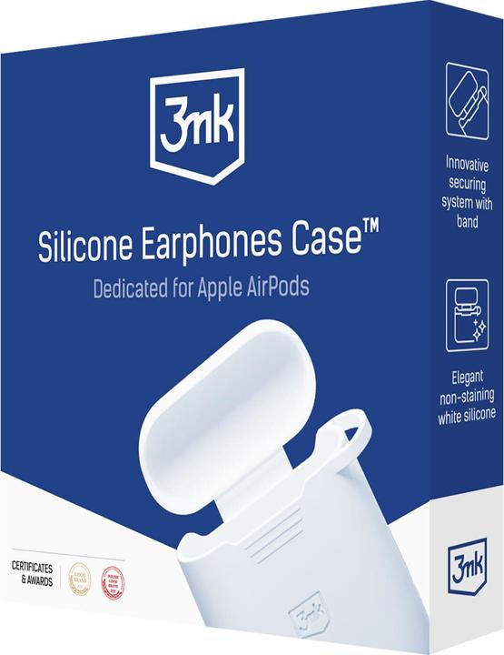 Produktbild 3MK Etui Silicone AirPods Case do Apple AirPods Pro 3 biały (Kopfhörer Hülle)