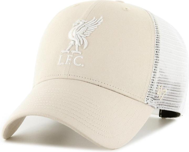 Actual product image 47 Brand Trucker Mesh Snapback Cap - Liverpool FC Bone Beige