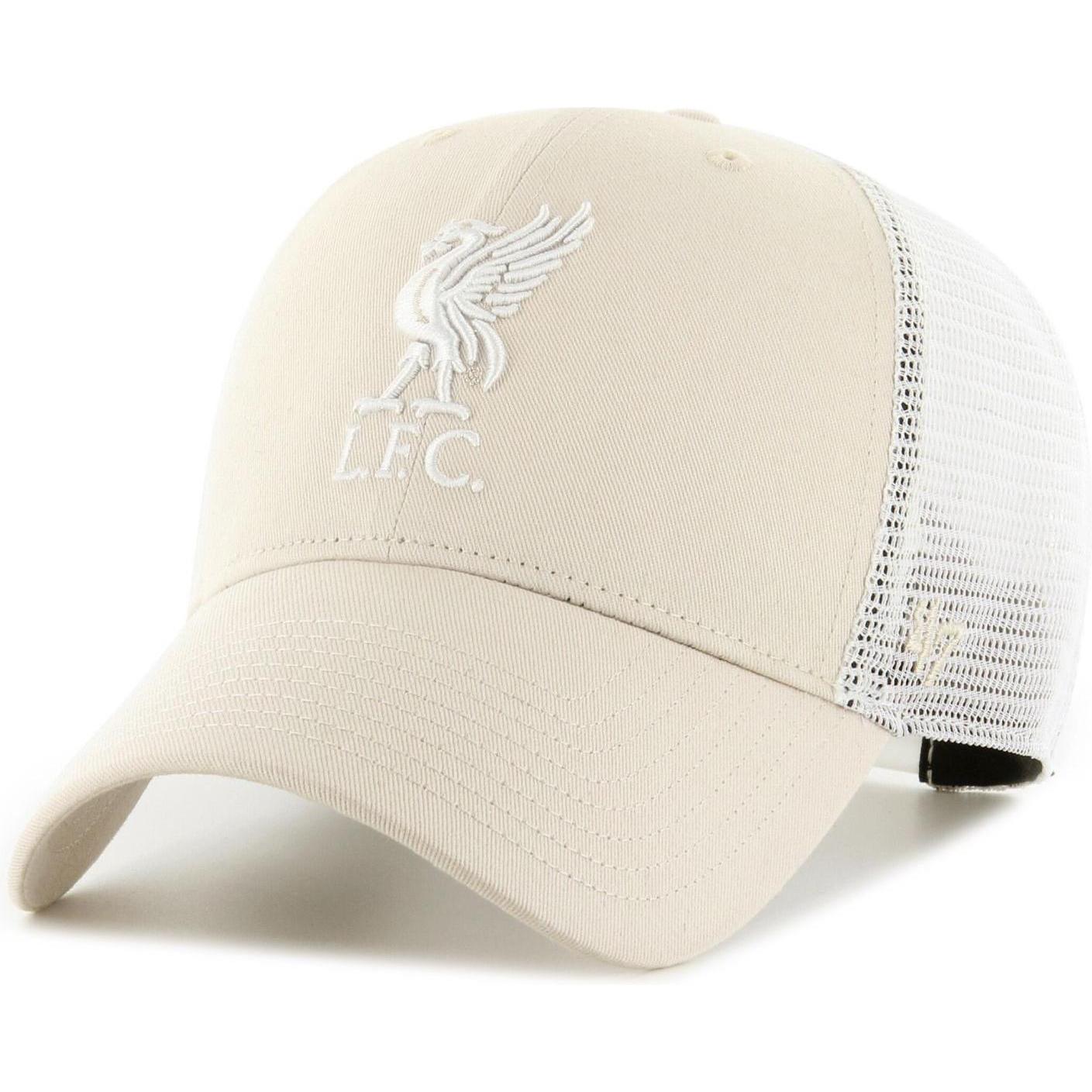 47 Brand, Herren, Cap, Trucker Mesh Snapback Cap - FC Liverpool Bone Beige, Beige