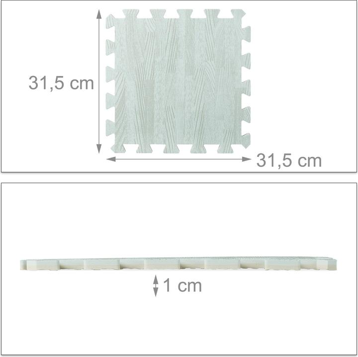 Productafbeelding Relaxdays Vloerbeschermingsmat (31,5 x 31,5 x 1 cm)