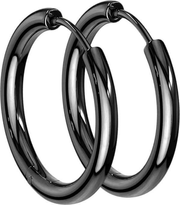 Produktbild Star Piercing Ohrring schwarz (ohne Messing, Chirurgenstahl 316L)