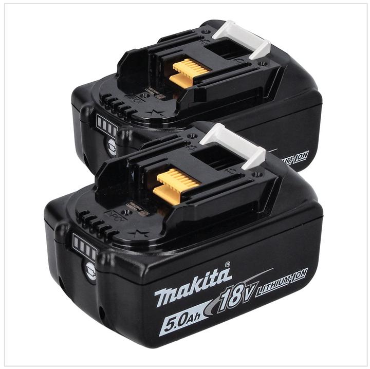 Produktbild Makita DML 810 T Akku LED Flächenlicht 18 / 36 V ( 2 x 18 V ) 5500 lm IP54 + 2x Akku 5,0 Ah - ohne L (5500 lm)