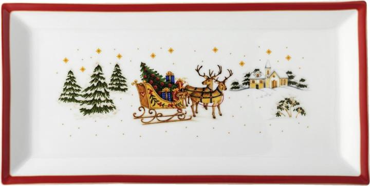 Actual product image Hutschenreuther Plate 36 square Happy Winter r
