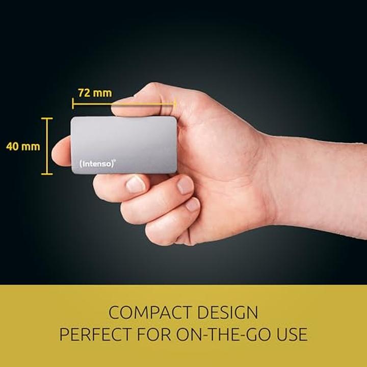 Actual product image Intenso SSD 500GB TX800 1.8" USB 3.2 Gen1 Anthracite (0.50 TB)