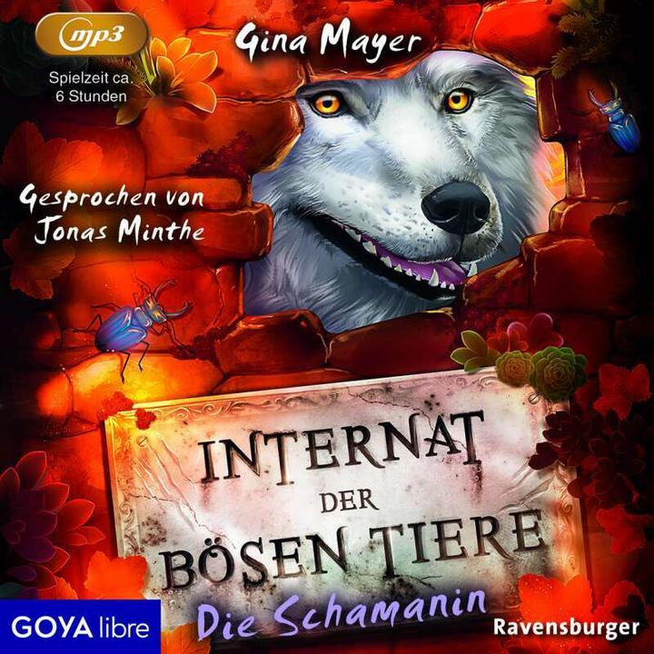 Actual product image Jumbo Internat der bösen Tiere. Die Schamanin, 1 Audio-CD, MP3 (German, Jonas Minthe, Gina Mayer, 2022)