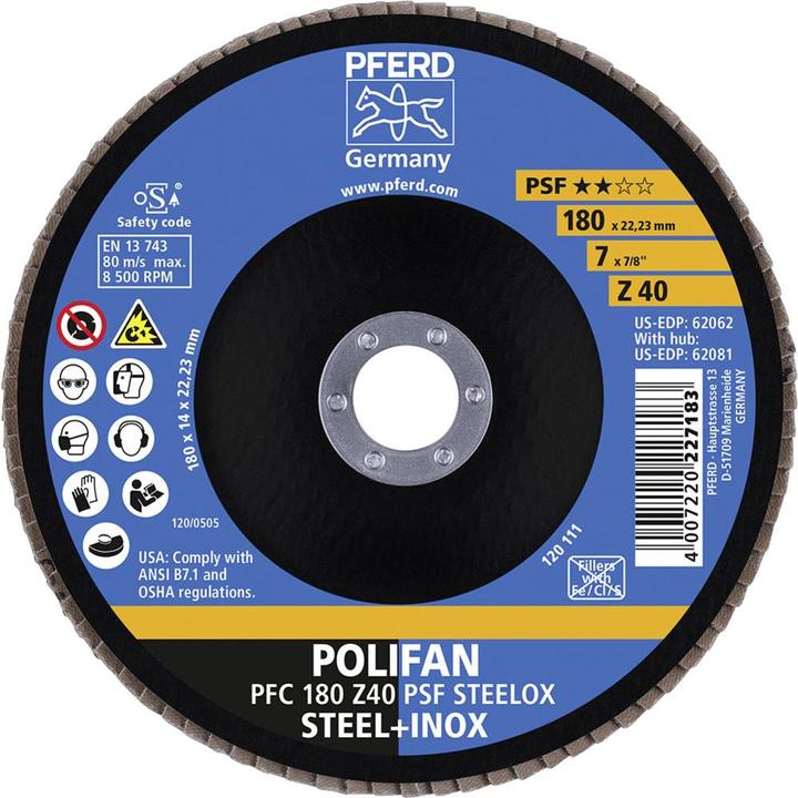 Actual product image Pferd POLIFAN serrated lock washer PFC 40 PSF STEELOX (40)