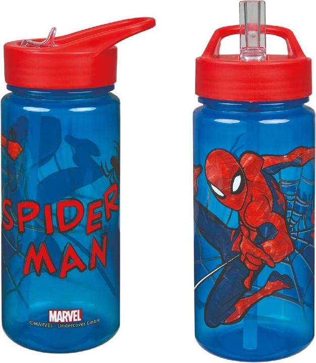 Produktbild Scooli Trinkflasche Spiderman 500 ml, Blau/Rot, Material (0.50 l)