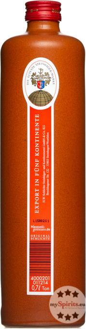 Produktbild Schwarze und Schlichte Steinhäger Schlichte (1 x 70 cl)